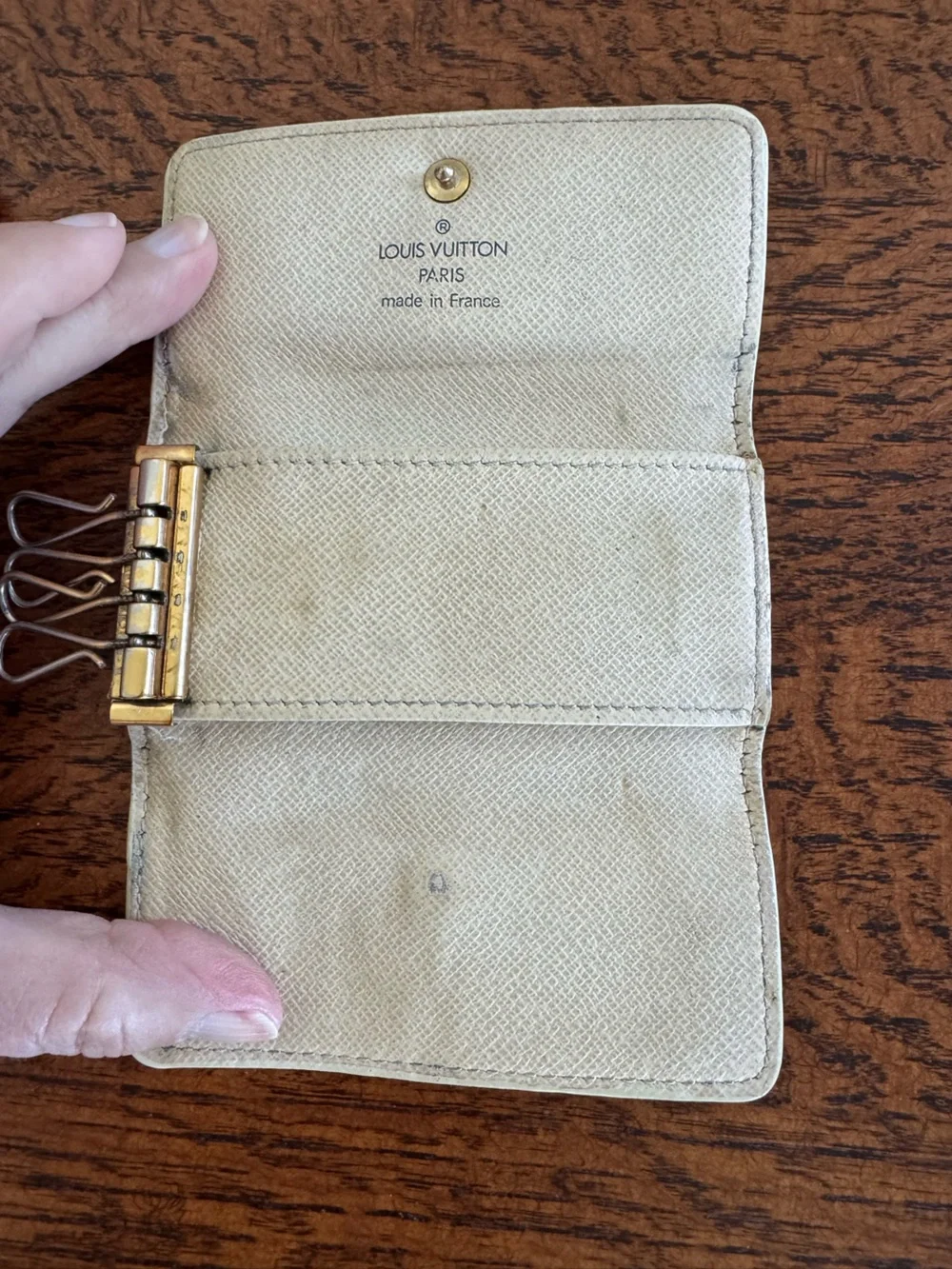 Louis Vuitton Damier Azur Key Holder